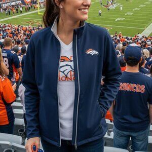 Antigua Denver Broncos Women's Revolve Full-Zip Jacket